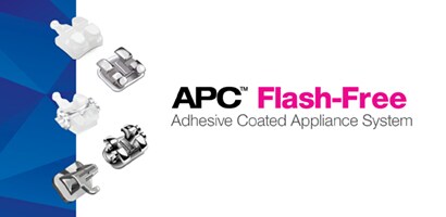 APC Flash-Free Adhesive is available on four 3M bracket lines and on direct bond buccal tubes
