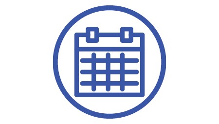 icon of a calendar
