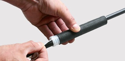 Cold shrink tubing technology – fast and easy to install
