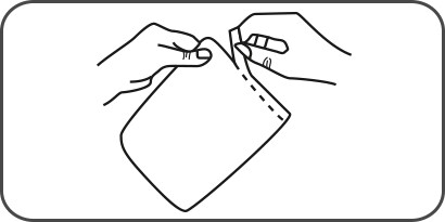 1. Open outer packaging
