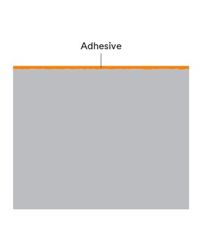 Very thin tapes may require a very smooth surface to create an effective bond.