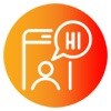 Mobile chat icon
