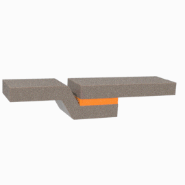 Animation of a joggle lap shear