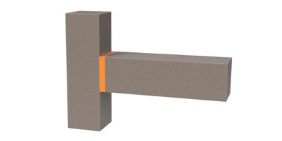 Common Stress Types. Image of a tee joint.
