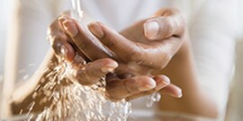 Keep hands clean post surgery