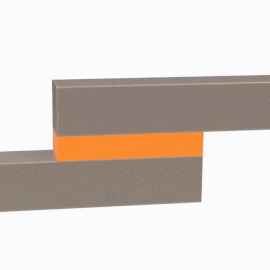Image of shear stress occuring in panel frames