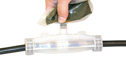 Low voltage resin and joints: Simple, quick and safe
