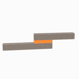 Animation of lap joint shear cleavage